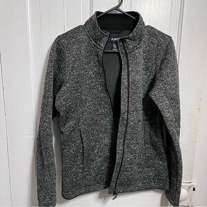 Knoss Women's Gray Zip-Up Jacket
